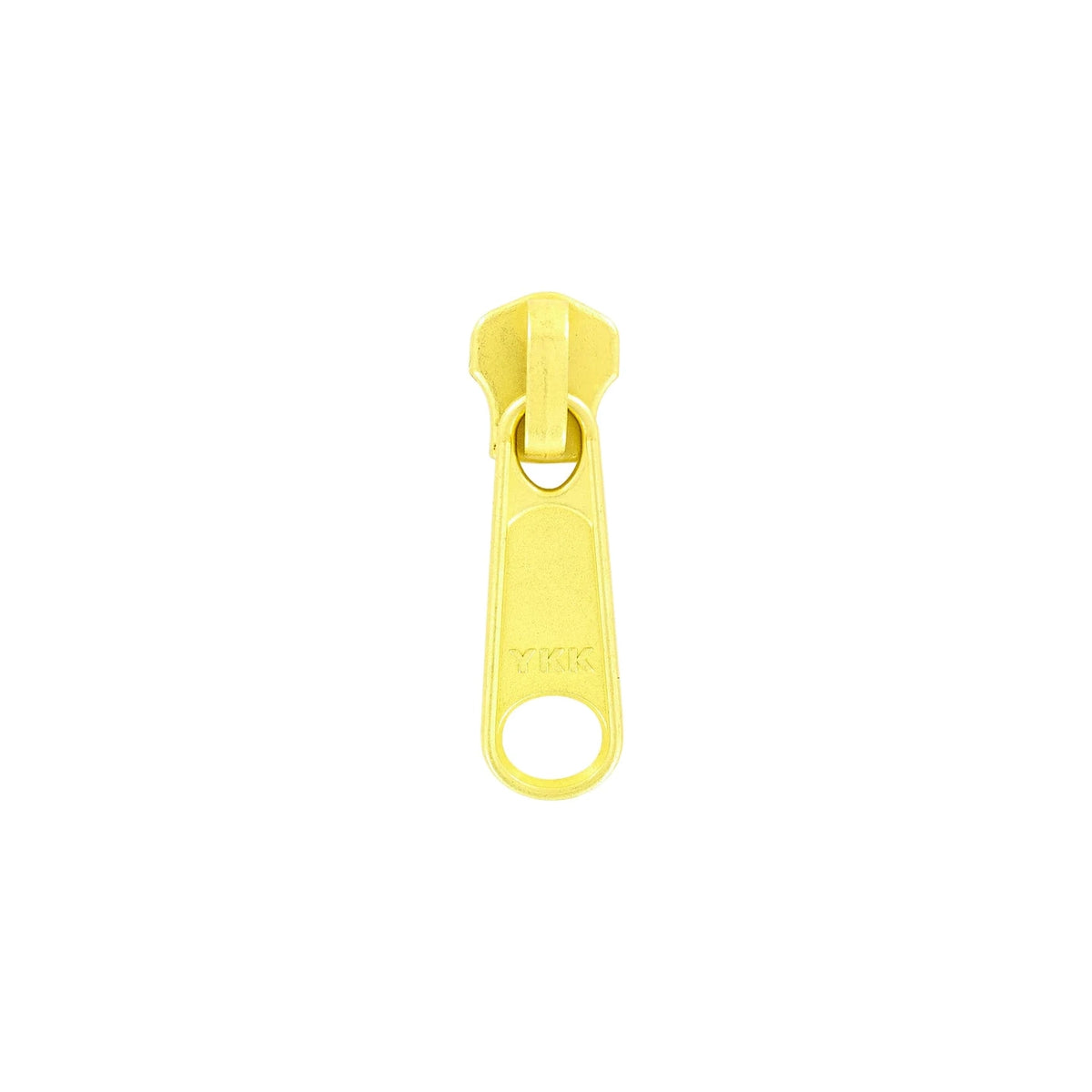 #5 Brass, Metal, YKK Long Tab Semi-Swivel Zipper Slider, Zinc Alloy
