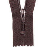 #5 Coil, Brown, 10" YKK Closed End Boot Zipper, Nylon