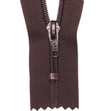 #5 Coil, Brown, 14" YKK Closed End Boot Zipper, Nylon