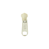 #5 Nickel, Metal, YKK Long Tab Semi-Swivel Zipper Slider, Zinc Alloy