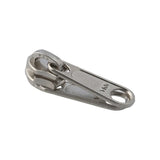 #5 Nickel, Coil, YKK Long Tab Reversible Zipper Slider, Zinc Alloy