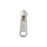 #5 Nickel, Coil, YKK Long Tab Reversible Zipper Slider, Zinc Alloy
