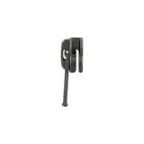 #5 Shiny Black, Coil, YKK Short Tab Auto Lock Zipper Slider, Zinc Alloy