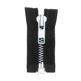 #5 Metal, Black, 36" YKK Separating Jacket Zipper with Aluminum Teeth