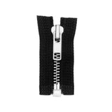#5 Metal, Black, 36" YKK Separating Jacket Zipper with Solid Nickel Teeth