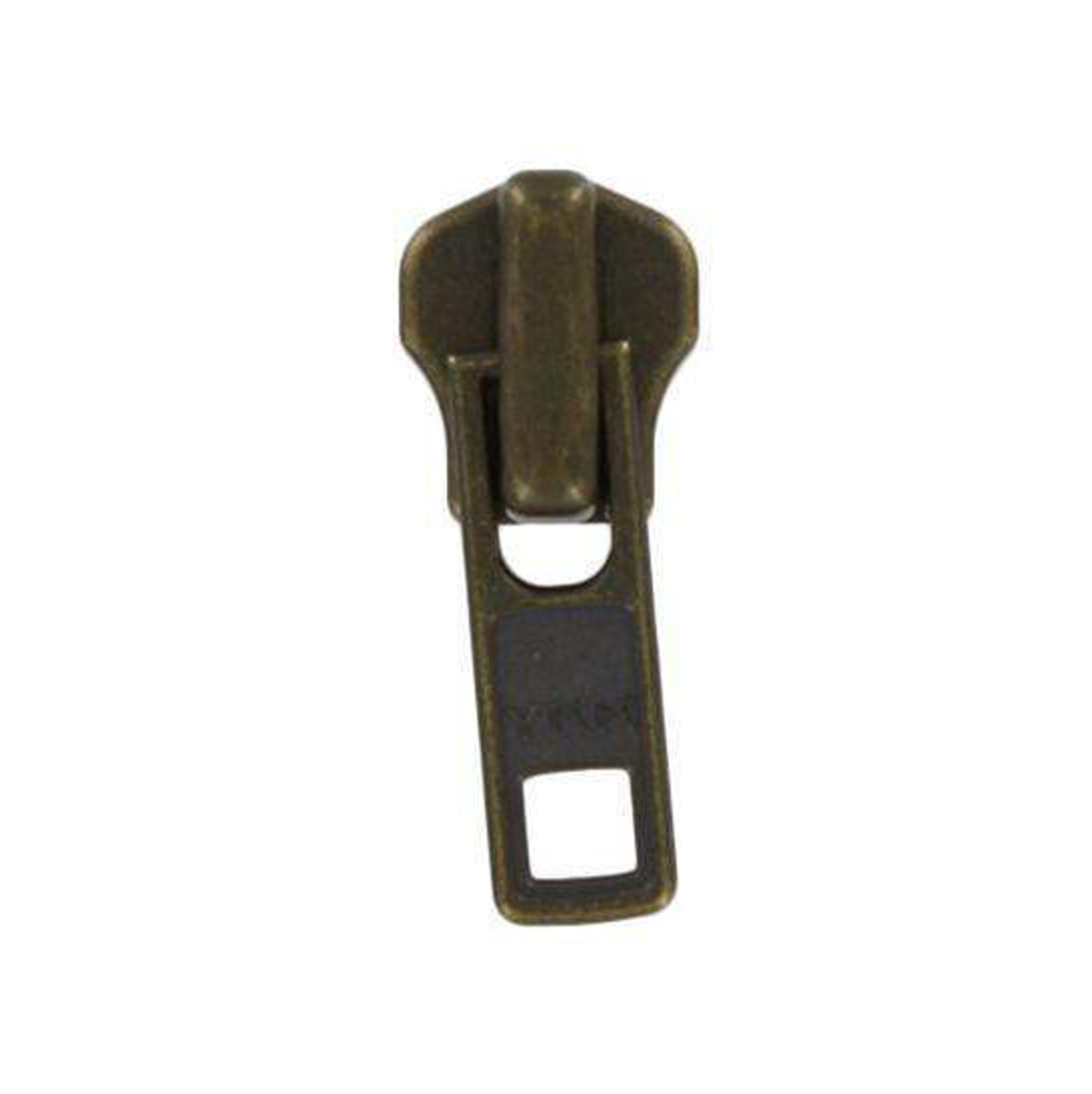 #7 Antique Brass, Metal, YKK Auto Lock Zipper Slider, Zinc Alloy