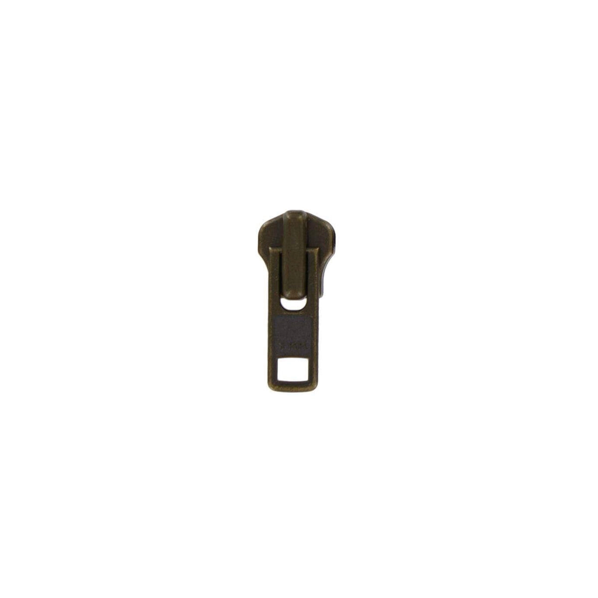 #8 Antique Brass, Metal, YKK Auto Lock Zipper Slider, Zinc Alloy