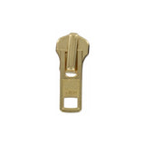 #8 Brass, Metal, YKK Auto Lock Zipper Slider, Zinc Alloy
