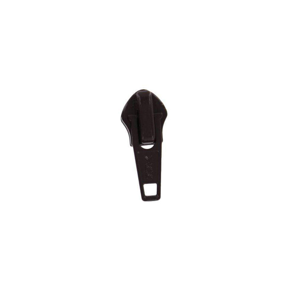 #8 Brown, Coil, YKK Auto Lock Zipper Slider, Zinc Alloy