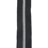 #10 Metal, Black, 20" YKK Separating Jacket Zipper with Aluminum Teeth