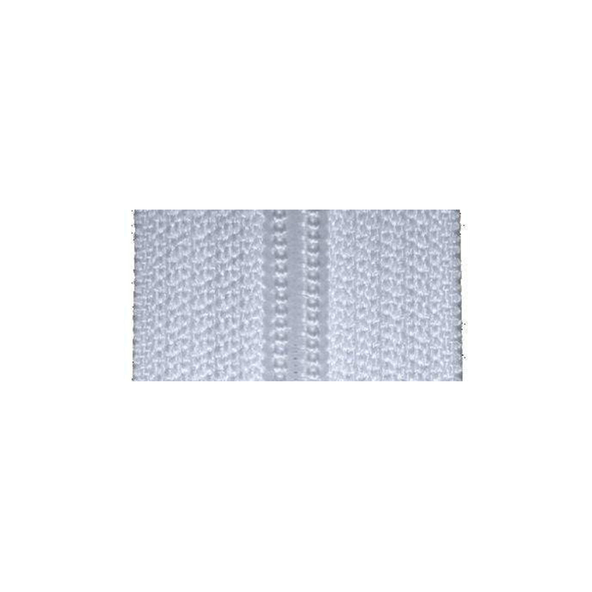 #9 White, YKK Coil Zipper Tape, Nylon