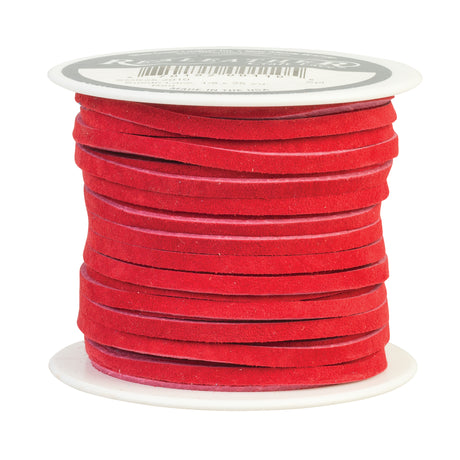 Spooled Suede Lace, 1/8" x 25 yards