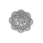 Jeremiah Watt Accented Floral Concho with 3/8" Post