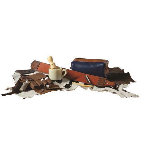 CHAHINLEATHER® Veg Tanned Natural Strap Leather, Sides