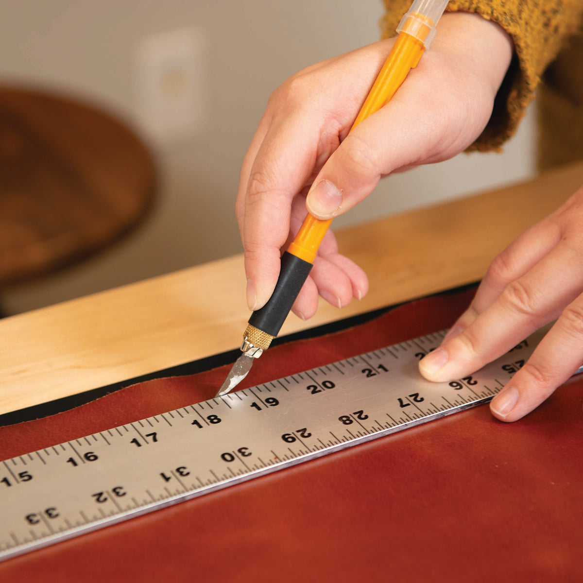 Working with Solstice Pull-Up Leather