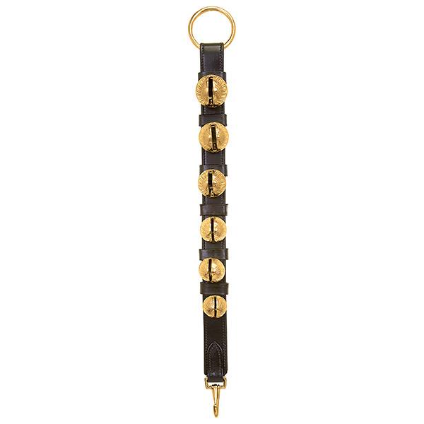 120 Sleigh Bell Strap Solid Brass 1-1/2" W x 26-1/2" L