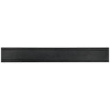 Duroflex Plus 2-Grooved Black, 1-1/4"