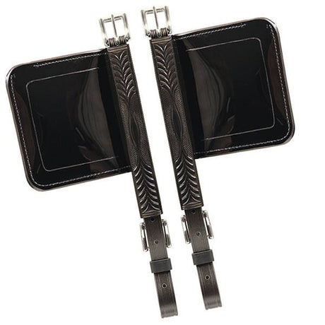 Brahma Webb® Bridle Blinds Black with Stainless Steel #49