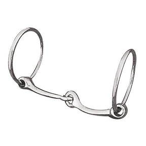 Draft Bit, 6" Snaffle Mouth, Nickel Plated