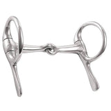 Snaffle Half Cheek Driving Bit, NP/MI, 5"