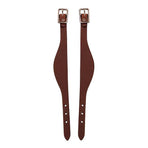 Bridle Leather Fender Hobbles, Flared