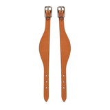 Bridle Leather Fender Hobbles, Flared