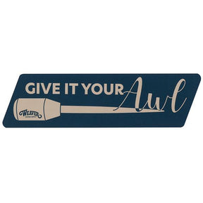 Weaver Leather Supply Awl Sticker