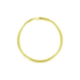 1 1/8" Brass, Split Key Ring, Steel