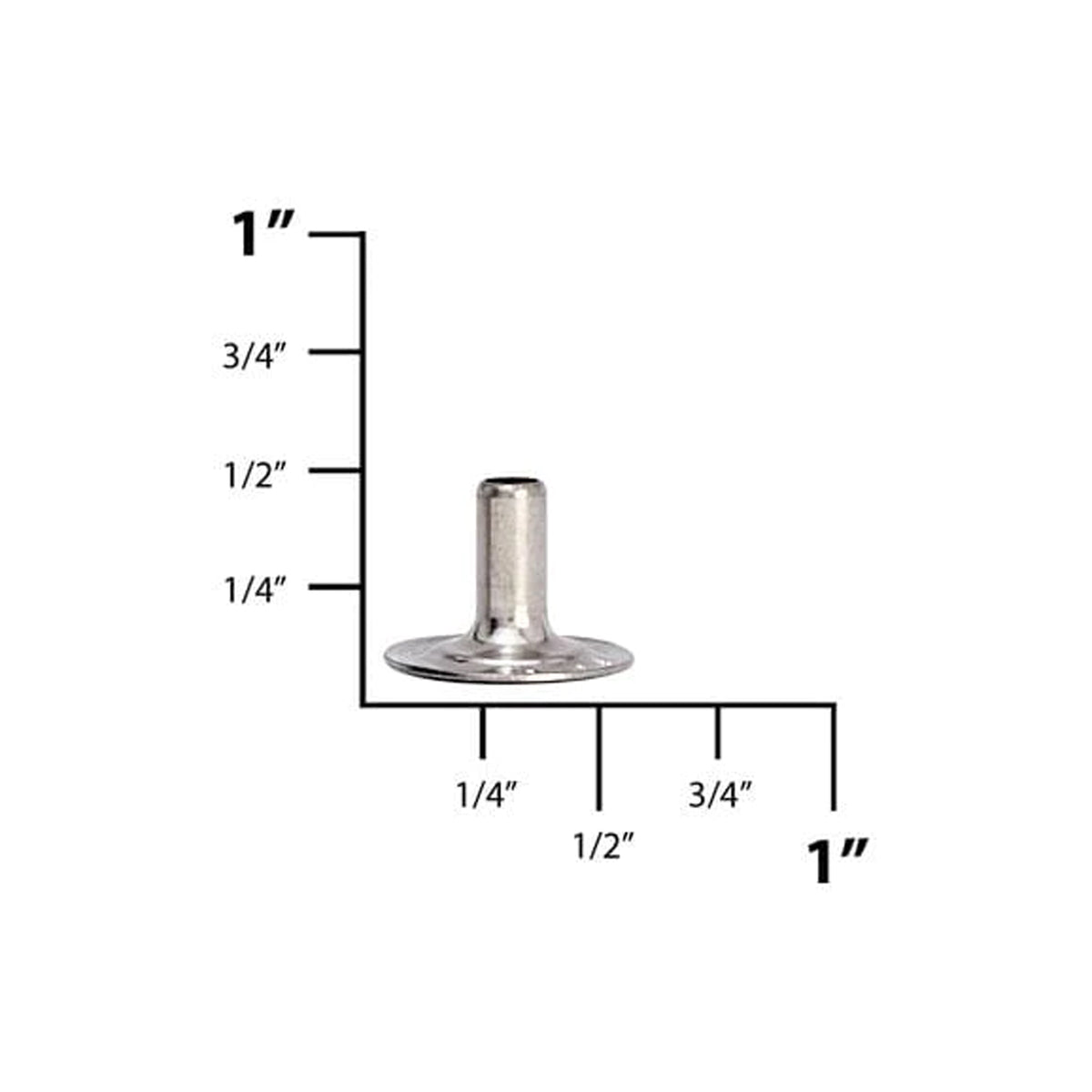 DOT® Durable™ Line 24 Antique Nickel Long Barrel Post, Solid Brass
