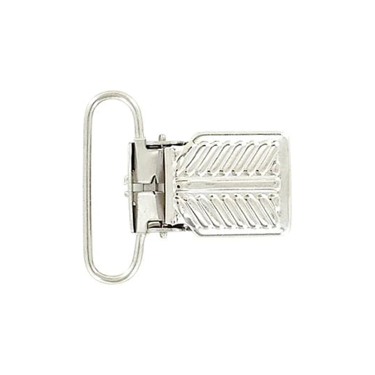 1" Nickel, Suspender Clip, Steel