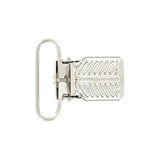 1" Nickel, Suspender Clip, Steel