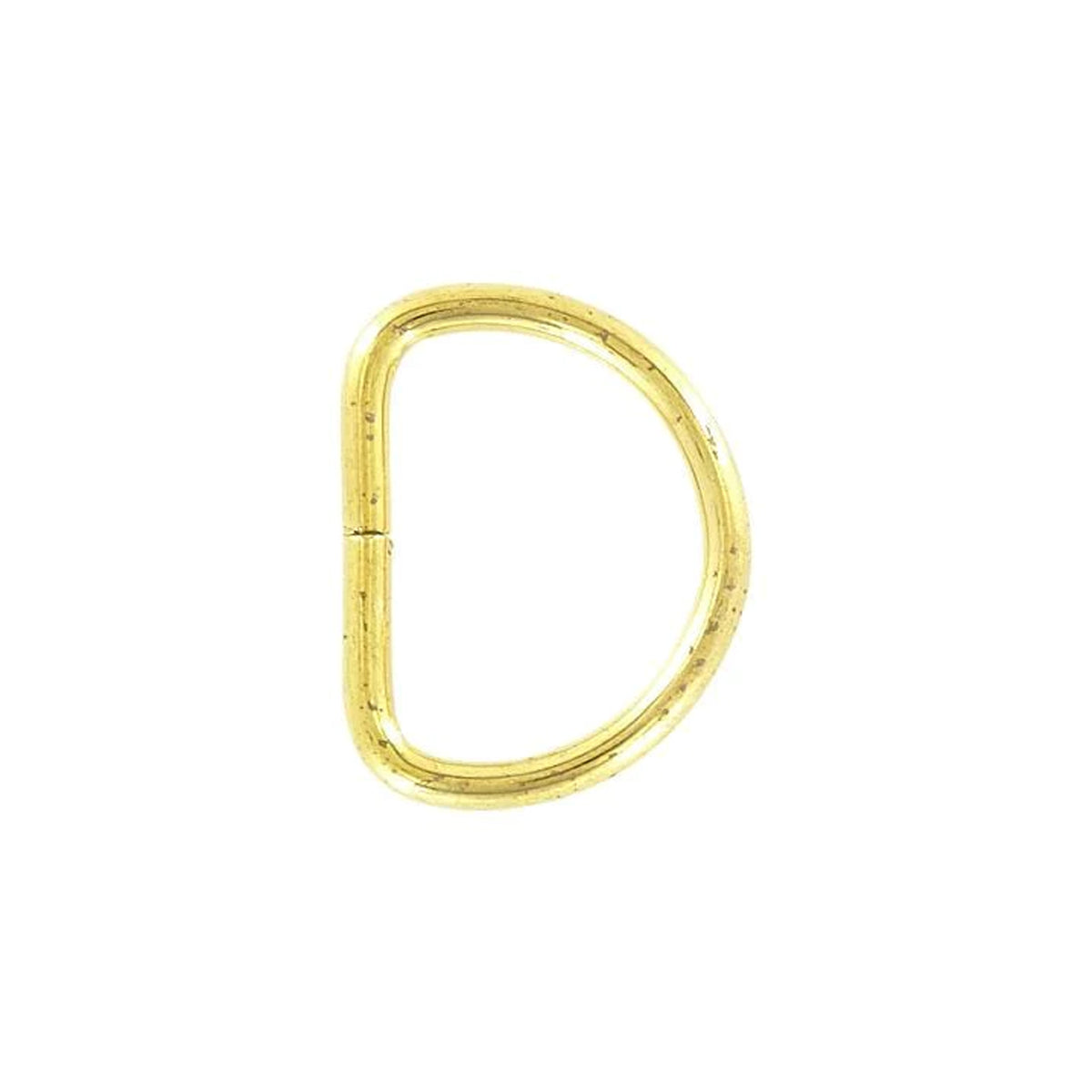 3/4" Brass, Split D-Ring, Steel