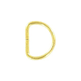 3/4" Brass, Split D-Ring, Steel
