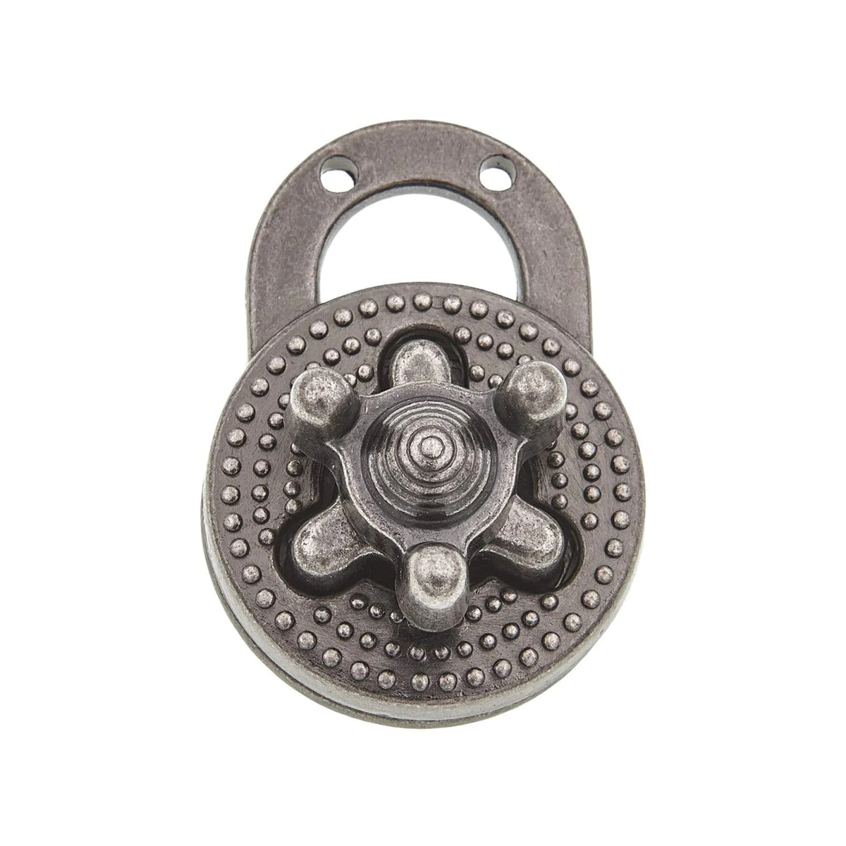 1 1/8"Antique Nickel, Turn Lock, Zinc Alloy