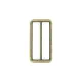 2" Antique Brass, Cast Concave Slide Ring, Zinc Alloy