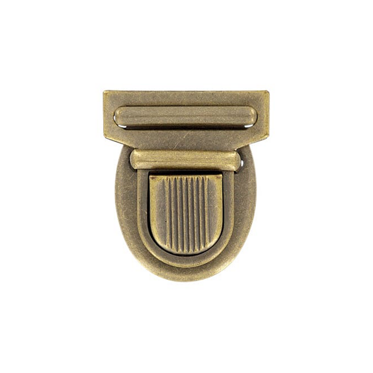 1 11/16 Antique Brass, Tuck Catch, Steel