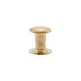 7mm Brass, Single Cap Jiffy Rivets, Solid Brass-100ct