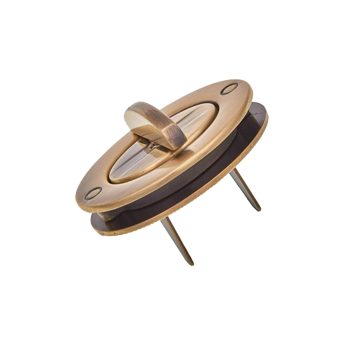 1 3/4" Antique Brass, Turn Lock, Zinc Alloy