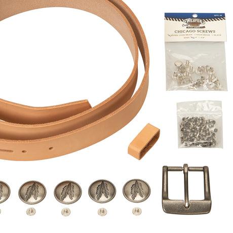 Belt Leathercrafting Kit, Veg Tanned Hermann Oak®