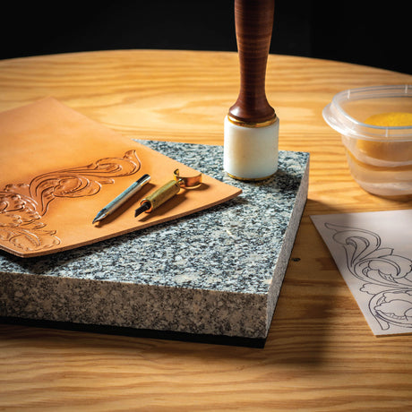 Granite Tooling Slab for Leather Tooling & Carving