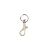 1/2" Nickel, Bolt Swivel Snap Hook, Zinc Alloy