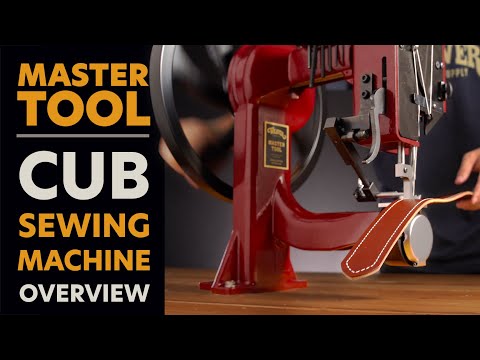 Cub Leather Sewing Machine Video