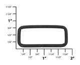 Ohio Travel Bag 1 1/2" Antique Brass Plate, Split Rectangular Ring, Steel, #C-25-1-1-2AB C-25-1-1-2AB
