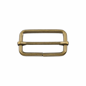 Ohio Travel Bag 1 1/2" Antique Brass, Split Strap Slide, Steel, #C-1662-ANTB C-1662-ANTB