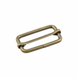 Ohio Travel Bag 1 1/2" Antique Brass, Split Strap Slide, Steel, #C-1662-ANTB C-1662-ANTB