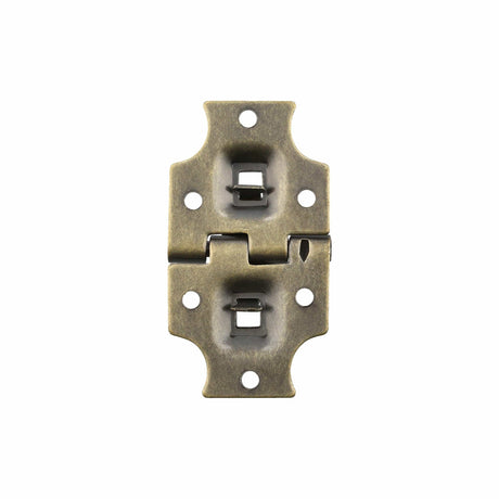 Ohio Travel Bag 1 1/2" Antique Brass, Stop Hinge Plate, Steel, #D-61-ANTB D-61-ANTB