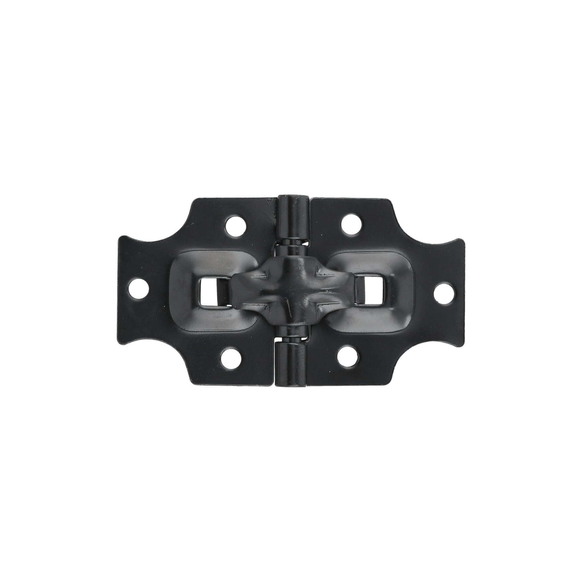 Ohio Travel Bag 1 1/2" Black, Stop Hinge Plate, Steel, #D-61-BLK D-61-BLK