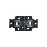 Ohio Travel Bag 1 1/2" Black, Stop Hinge Plate, Steel, #D-61-BLK D-61-BLK