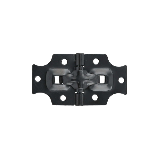 Ohio Travel Bag 1 1/2" Black, Stop Hinge Plate, Steel, #D-61-BLK D-61-BLK