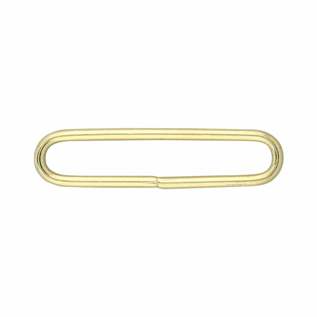 Ohio Travel Bag 1-1/2" Brass, Split Oval Ring, Solid Brass, #P-3246-1-1-2 P-3246-1-1-2